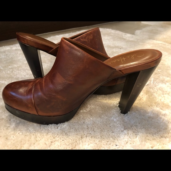 Cole Haan Platform Mule- Saddle Leather Sz 8.5 - Picture 4 of 5